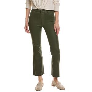 Dl1961 Womens Bridget Cropped Moss Coated Bootcut Jean, Green